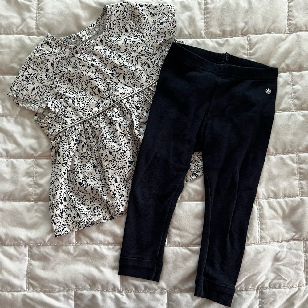 Petit bateau 18 month outfit